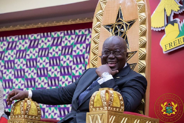 President Akufo-Addo was in Parliament to present the 2019 SONA