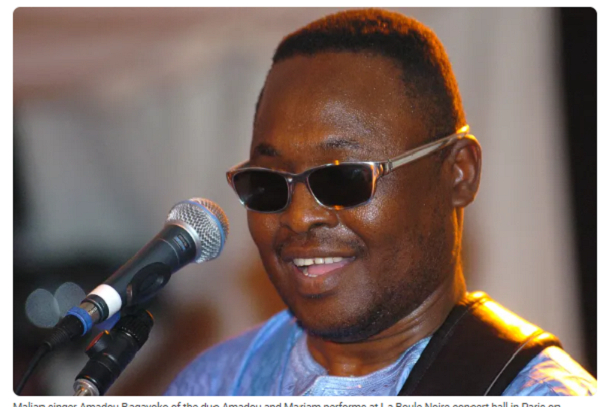 Grammy-nominated Malian musician Amadou Bagayoko