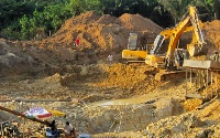 File photo: Mining being undertaken with heavy machinery