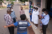 WHO Technical Officer providing technincal support to health workers on marburg