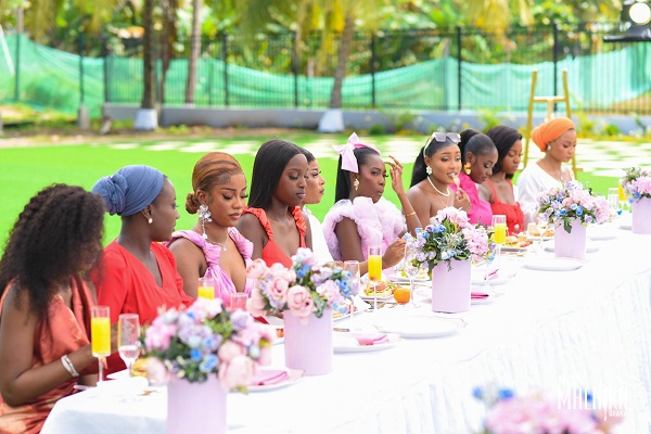 Miss Malaika Ghana finalists in a photo