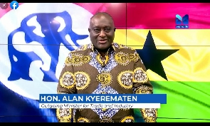 Outgoing Minister for Trade and Industry Alan Kyerematen