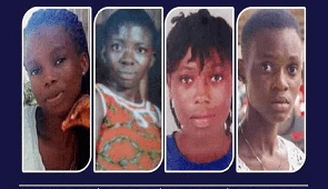 The four Takoradi girls were abducted between July and December