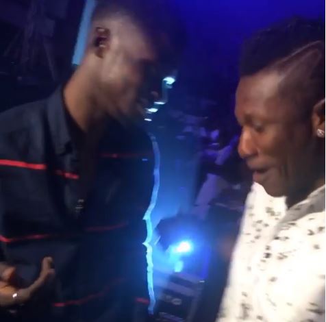 Kuami Eugene spotted in a video with Asamoah Gyan