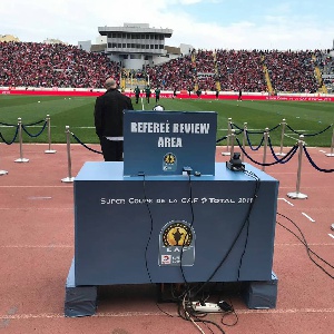 CAF implemented the VAR for the first time in February