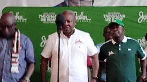Mahama toured the Eastern Region as part of his campaign