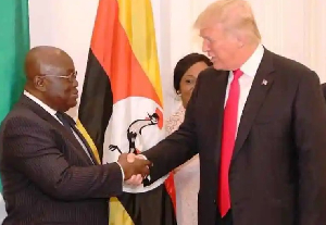 President Akufo-Addo and US President-elect Donald Trump