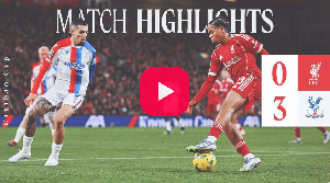 Liverpool lost 3-0 against Crystal Palace