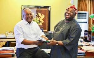 Dele Momodu  And President Mahama