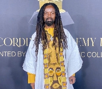 Reggae musician Rocky Dawuni