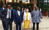 Chinese Ambassador to Ghana, Sun Baohong (2nd  Right ) with some dignitaries