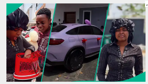 Peller gets back with Jarvis, gifts her Mercedes Benz AMG worth ₦130 million naira on birthday
