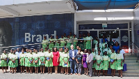 AT CEO, Leo Skarlatos encourages Aburi Girls SHS students to utilize ICT with purpose