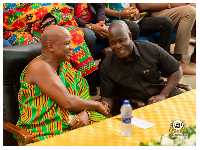 Dr Wisdom Kofi Dogbey (R) is the Managing Director of the Cocoa Marketing Company (Ghana) Limited