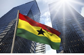 The Ghana flag