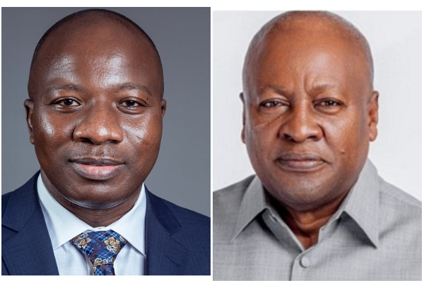 President Mahama (R) appointed Mahama Ayariga (L) as sports minister in 2014