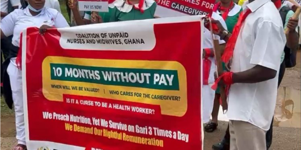 Health Ministry has pledged to resolve salary arrears owed to junior doctors, nurses, and midwives