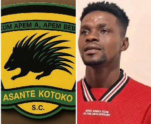 Asante Kotoko and Francis Acquah a former left-back of Asante Kotoko