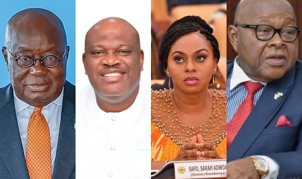 Akufo-Addo, Henry Quartey, Adwoa Safo and Prof Mike Oquaye