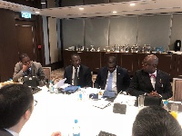 Mr Yoofi Grant with the Ghanaian Delegation in Hong Kong
