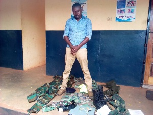 Issah Abdul Mubarik, 34, a civilian who posed as a military officer in the Northern Region