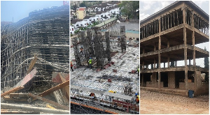 Images of some buildings that have collapsed from 2023 to 2026