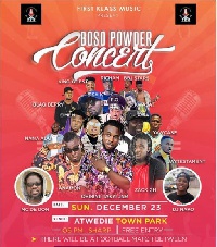Boso Powder Concert takes place on December 23