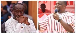 Ken Ofori -Atta Finance Minister and Divine Nkrumah