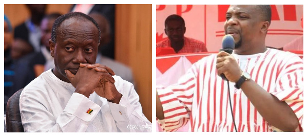 Ken Ofori -Atta Finance Minister and Divine Nkrumah