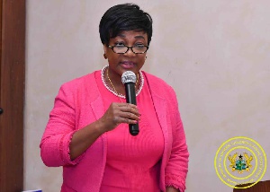 Immediate past Minister for Gender, Children and Social Protection, Otiko Afisa Djaba