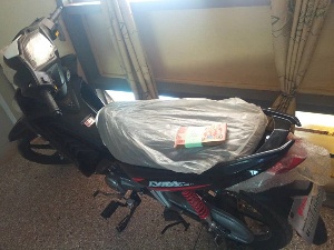 The bribe cash and the motorbike are in the BNI custody