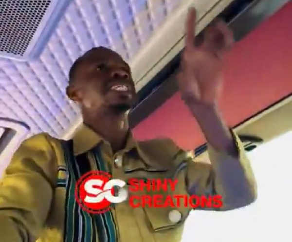 The pastor was seen giving visa tips to the passengers