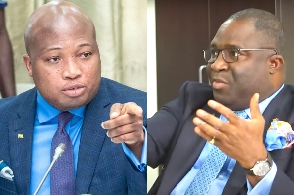 Okudzeto Ablakwa and Eugene Antwi go head to head in parliament debate