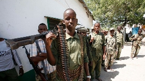 Somali National Army soldiers