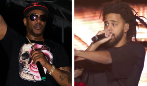 J Cole (R) has revealed how he reacted after he received a lawsuit from Cam’ron (L)