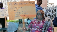 Former Chief Justice Sophia Akuffo earlier this year joined a public protest against government