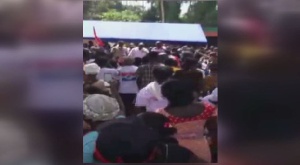 Nana Akufo-Addo addressing a crowd