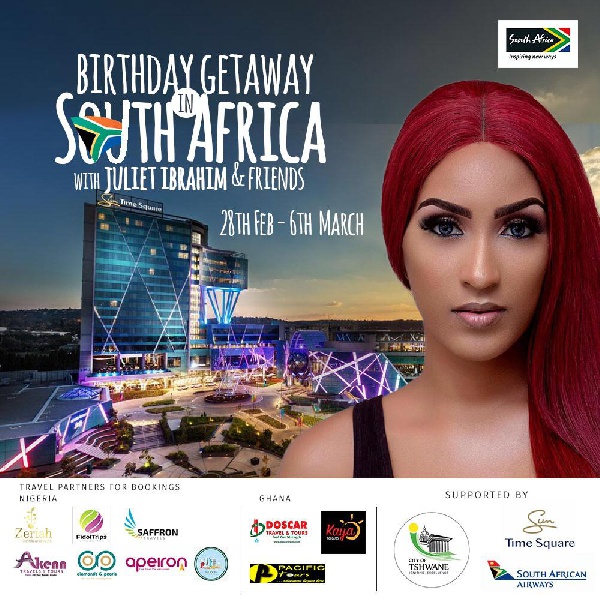 Ibrahim's celebrity friends from Ghana & Nigeria will be a part of the fun trip