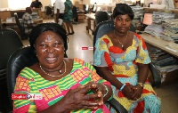 Madam Akua Donkor (L) and Mrs. Patricia Asante