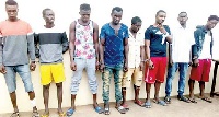 The arrested suspects