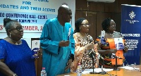 File photo: Commissioners of the Electoral Commission of Ghana at the launch of the EC Guide