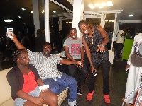 Kwaw Kese with colleagues at the launch