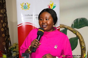 Board Chair of the NYA,  Francisca Oteng