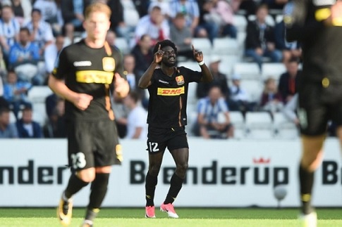 Asante has registered 13 goals in his 23 appearances for FC Nordsjaelland