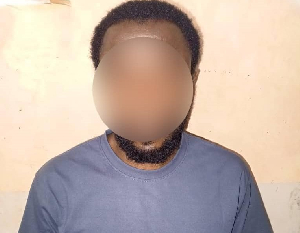 Photo of one of the arrested suspects