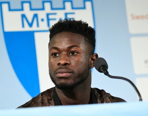 Sarfo joined Malmo FF in a record deal from IK Sirius last summer