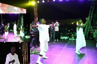 Lilwin performing at the bash last weekend