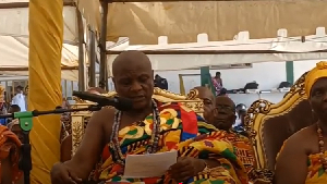 Togbe Afede XIV is Agbogbomefia of the Asogli State