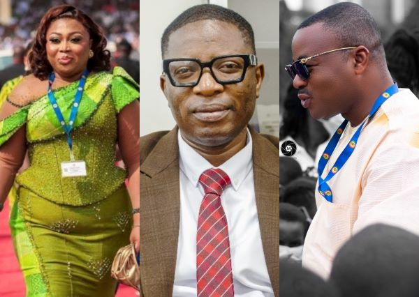 L-R: Philis Naa Koryoo Okunor, Rashid Tanko-Computer and Desmond Degraft Paitoo