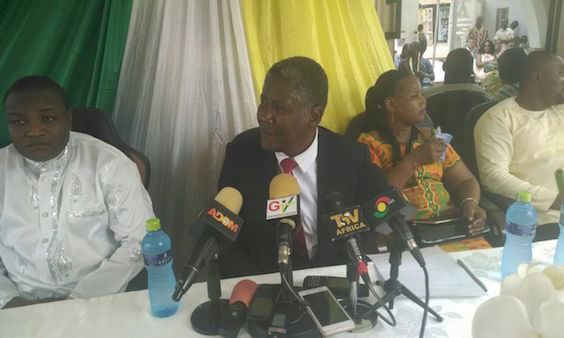 Emmanuel Carl Bartels, (middle), Suspended Vice Chairman of APC